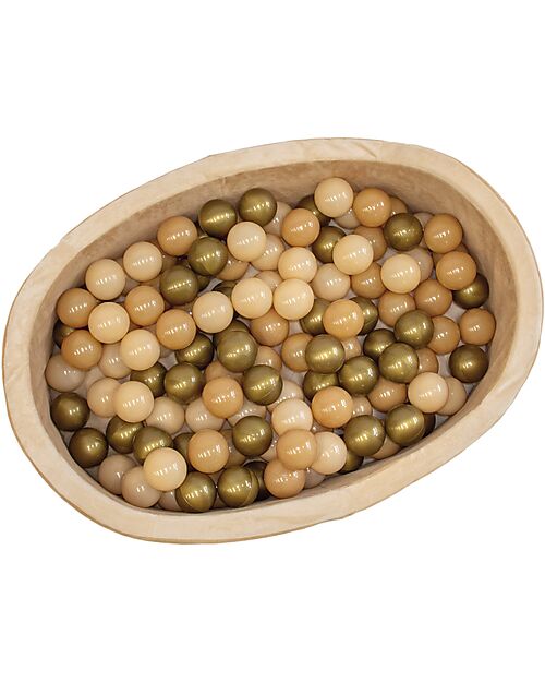 Bo Jungle Piscina di Palline - Oro - Stimola le Capacità Motorie! Palestrine