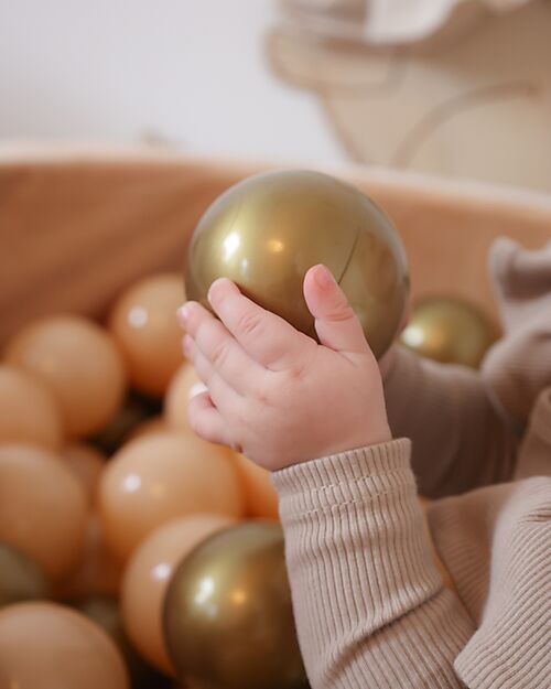 Bo Jungle Piscina di Palline - Oro - Stimola le Capacità Motorie! Palestrine