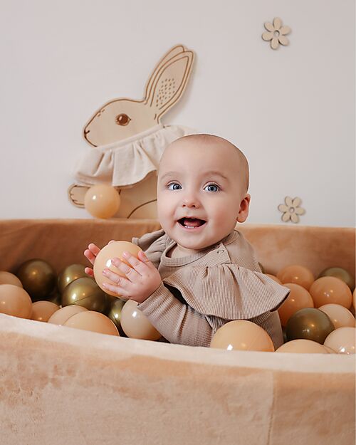 Bo Jungle Piscina di Palline - Oro - Stimola le Capacità Motorie! Palestrine