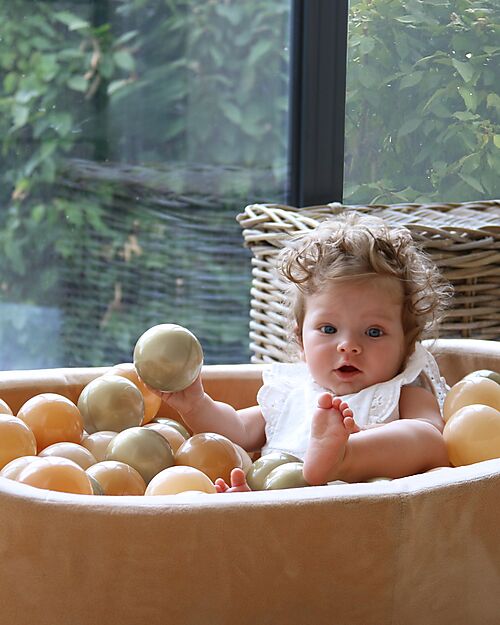 Bo Jungle Piscina di Palline - Oro - Stimola le Capacità Motorie! Palestrine