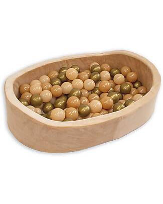 Bo Jungle Piscina di Palline - Oro - Stimola le Capacità Motorie! Palestrine