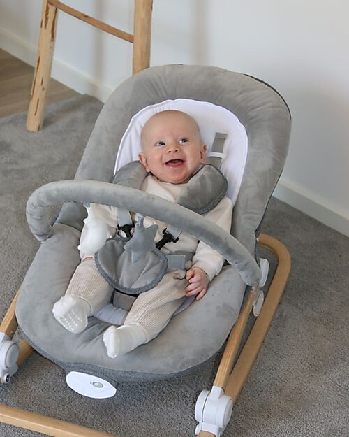 Bo Jungle Sdraietta a Dondolo - Pure White - 0+ Sdraiette_