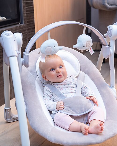 Bo Jungle Sdraietta Musicale a Dondolo Dolphy - Beige - Fino ai 9kg Sdraiette_