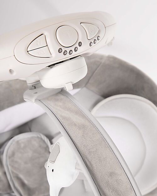 Bo Jungle Sdraietta Musicale a Dondolo Dolphy - Pure White - Fino ai 9kg Sdraiette_