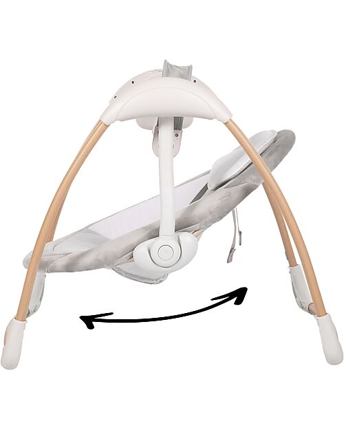 Bo Jungle Sdraietta Musicale a Dondolo Dolphy - Pure White - Fino ai 9kg Sdraiette_