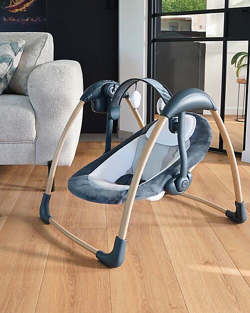 Bo Jungle Sdraietta Musicale a Dondolo Dolphy - Shady Grey - Fino ai 9kg Sdraiette_