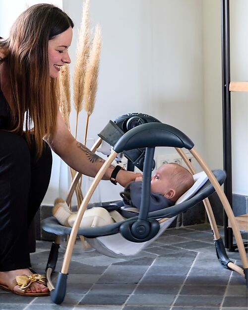 Bo Jungle Sdraietta Musicale a Dondolo Dolphy - Shady Grey - Fino ai 9kg Sdraiette_