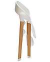 Bo Jungle Seggiolone Pappa Grow With Me - Pure White - Ultra Compatto Seggioloni Pappa