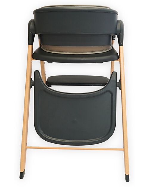 Bo Jungle Seggiolone Pappa Grow With Me - Shady Grey - Ultra Compatto Seggioloni Pappa