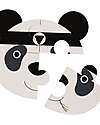 Bo Jungle Set 3 Puzzle Adesivi Animali - Panda Elefante Leone - 3+ Anni Puzzle