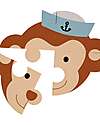 Bo Jungle Set 3 Puzzle Adesivi Animali - Scimmia Orso Koala - 3+ Anni Puzzle