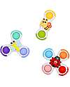 Bo Jungle Set 3 Spinner con Ventosa - Silicone - 12+ Mesi Giochi Sensoriali_