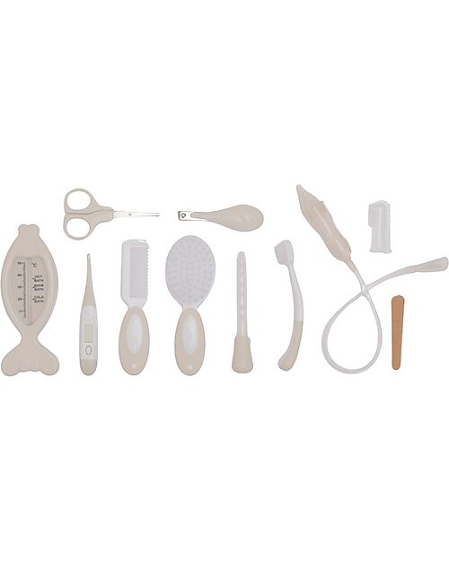 Bo Jungle Set Toilette  15 pezzi - Dune - Tutto l'essenziale in un kit Kit Toilette Neonato