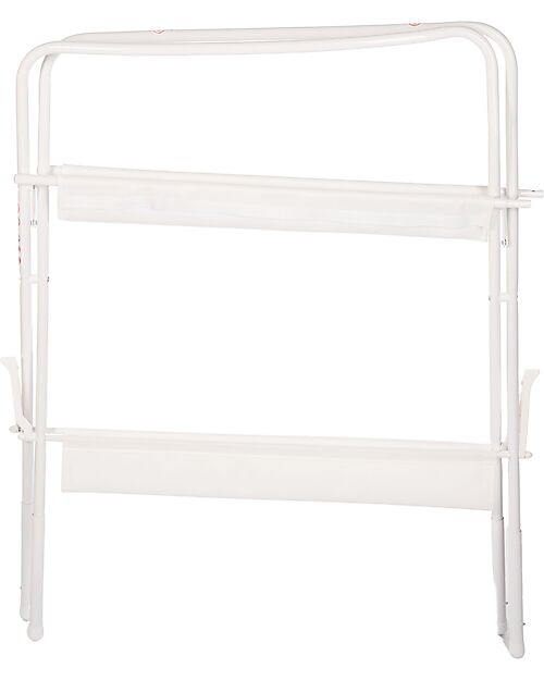 Bo Jungle Supporto per Vasca Bagnetto Orso - Bianco - 4 Altezze Vaschette e Accessori