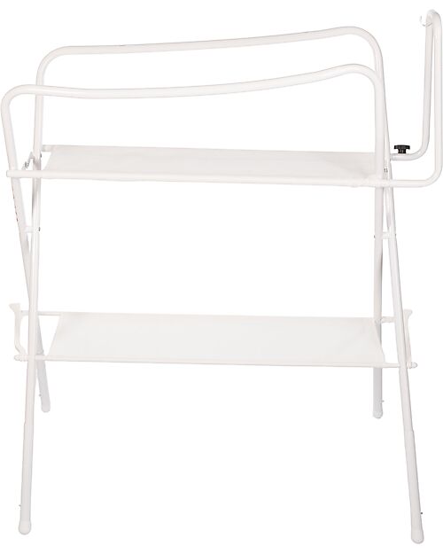 Bo Jungle Supporto per Vasca Bagnetto Orso - Bianco - 4 Altezze Vaschette e Accessori