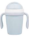 Bo Jungle Tazza da Apprendimento 250 ml - Blu - Materiale Sostenibile Bicchieri