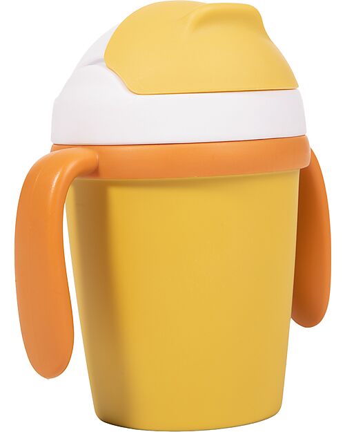 Bo Jungle Tazza da Apprendimento 250 ml - Ocra - Materiale Sostenibile Bicchieri