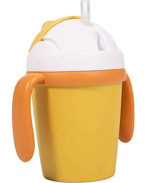 Bo Jungle Tazza da Apprendimento 250 ml - Ocra - Materiale Sostenibile Tazze