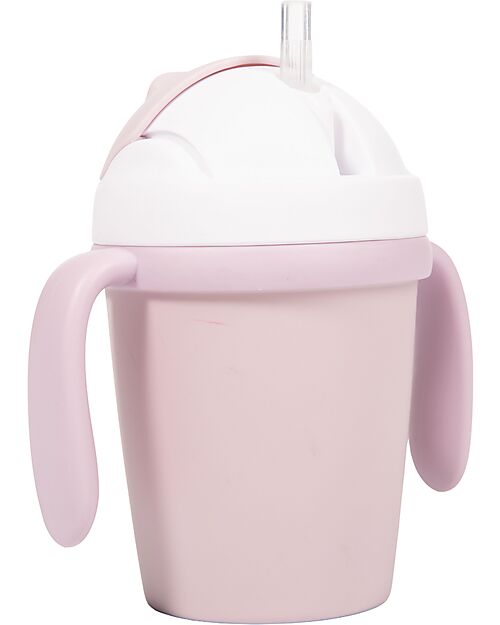 Bo Jungle Tazza da Apprendimento 250 ml - Rosa - Materiale Sostenibile Bicchieri