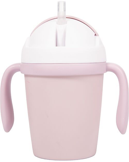 Bo Jungle Tazza da Apprendimento 250 ml - Rosa - Materiale Sostenibile Bicchieri