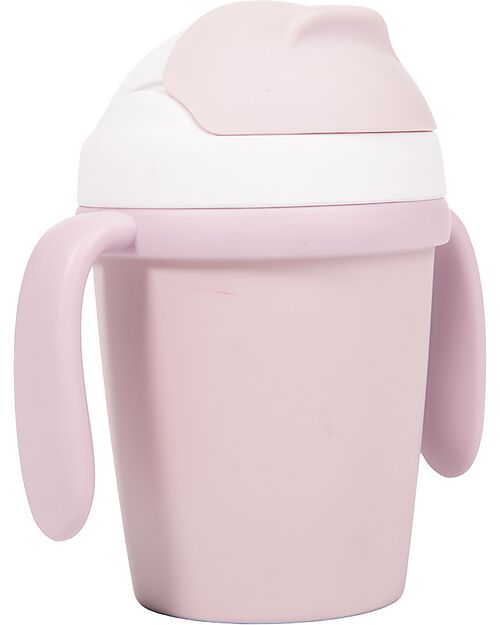 Bo Jungle Tazza da Apprendimento 250 ml - Rosa - Materiale Sostenibile Tazze