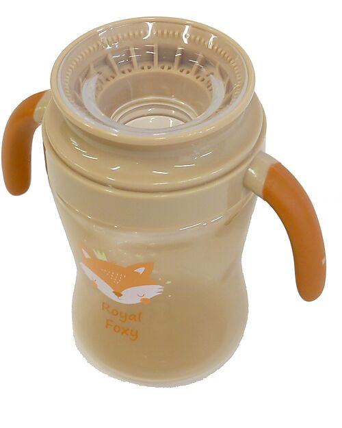 Bo Jungle Tazza da Apprendimento 360° - Royal Foxy - 240 ml Tazze