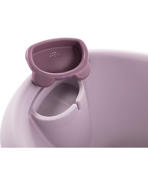 Bo Jungle Vasca Bagnetto Orso con Riduttore - Pastel Pink - Ergonomica Vaschette e Accessori