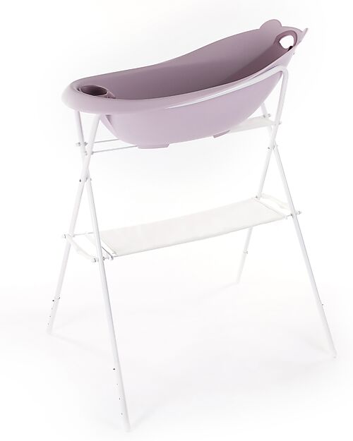 Bo Jungle Vasca Bagnetto Orso con Riduttore - Pastel Pink - Ergonomica Vaschette e Accessori