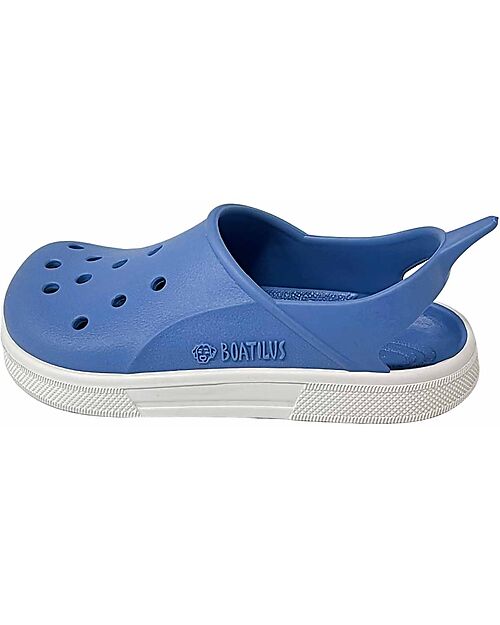 Boatilus Sabot Cloggy - Jeans/Bianco Sandali