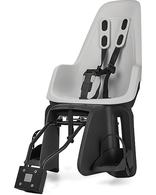 Bobike Seggiolino Bici One Maxi (fino a 22 kg), Bianco Accessori Biciclette