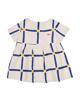 Bobo Choses Abito Baby Cubi - Bianco - 100% cotone bio Vestiti