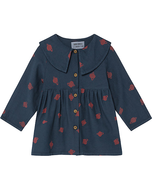 Bobo Choses Abito Bimba, Small Saturn - 100% cotone bio Vestiti_