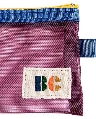 Bobo Choses Astuccio Portapenne - con Chiusura a Zip - Viola - Color Block  - 9,5 x 21,5 cm unisex (bambini)