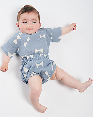 Bobo Choses Blusa a Maniche Corte Fiocchi - Elegante e Originale! Camicie