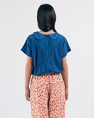 Bobo Choses Blusa Ricamata a Maniche Corte - Elegante ed Originale Camicie