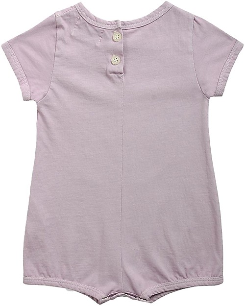 Bobo Choses Body a Maniche Corte Mela - Lavanda - 100% Cotone Bio Body Manica Corta