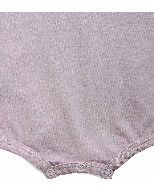Bobo Choses Body a Maniche Corte Mela - Lavanda - 100% Cotone Bio Body Manica Corta