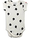 Bobo Choses Body a Maniche Corte Mele - Bianco - 100% Cotone Bio Body Manica Corta