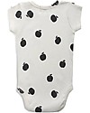 Bobo Choses Body a Maniche Corte Mele - Bianco - 100% Cotone Bio Body Manica Corta