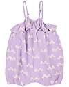 Bobo Choses Body Pagliaccetto Onde - Lavanda - 100% Cotone Organico Salopette