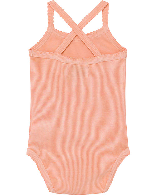 Bobo Choses Body Senza Maniche con Fiocco - Cotone Bio Elasticizzato Body Manica Corta