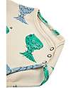 Bobo Choses Body Smanicato Pesci Multicolore - Bianco - Cotone BCI Body Manica Corta