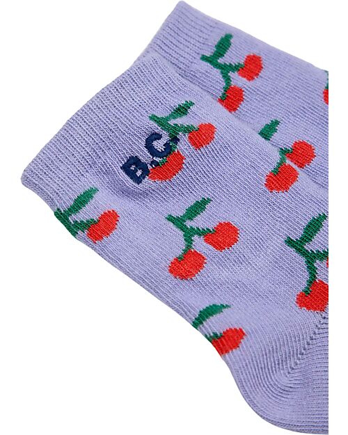 Bobo Choses Calzini Corti - Ciliegie - Viola - Cotone Calzini