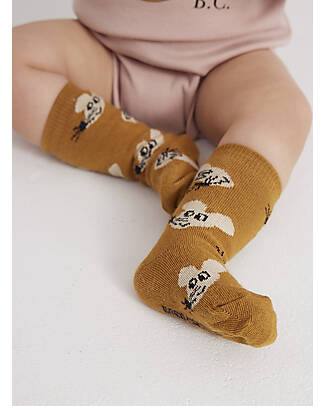 Bobo Choses Calzini Lunghi - Mouse - Marrone - Cotone Calzini