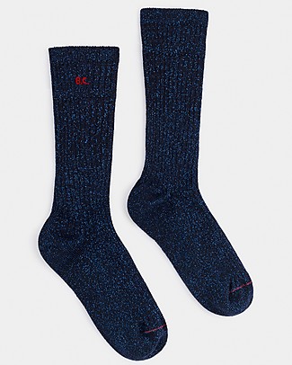 Bobo Choses Calzini Lurex, Blu - Brillanti! Calze