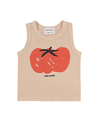 Bobo Choses Canotta Baby Tomato - Brush - 100% cotone bio T-Shirt e Canotte