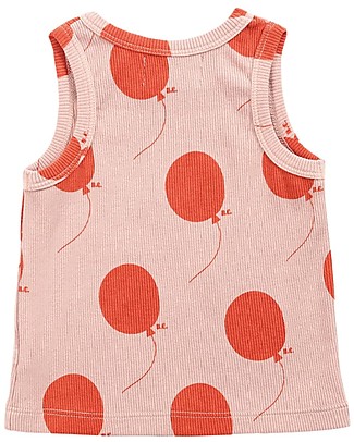 Bobo Choses Canotta - Balloons All Over - Cotone Bio Canotte