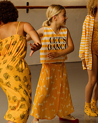 Bobo Choses Canotta Let's Dance - 100% Cotone T-Shirt e Canotte