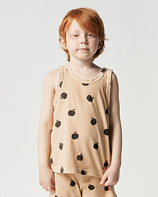 Bobo Choses Canotta Mele - Miele - 100% Cotone Bio Canotte