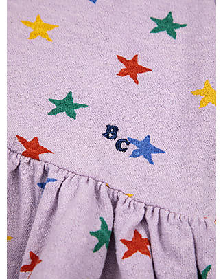 Bobo Choses Canotta Stelle Multicolore - Lavanda - 100% Cotone Organico Canotte
